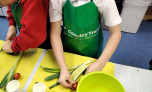 Children cooking
